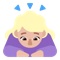 Woman Bowing- Medium-Light Skin Tone emoji on Microsoft